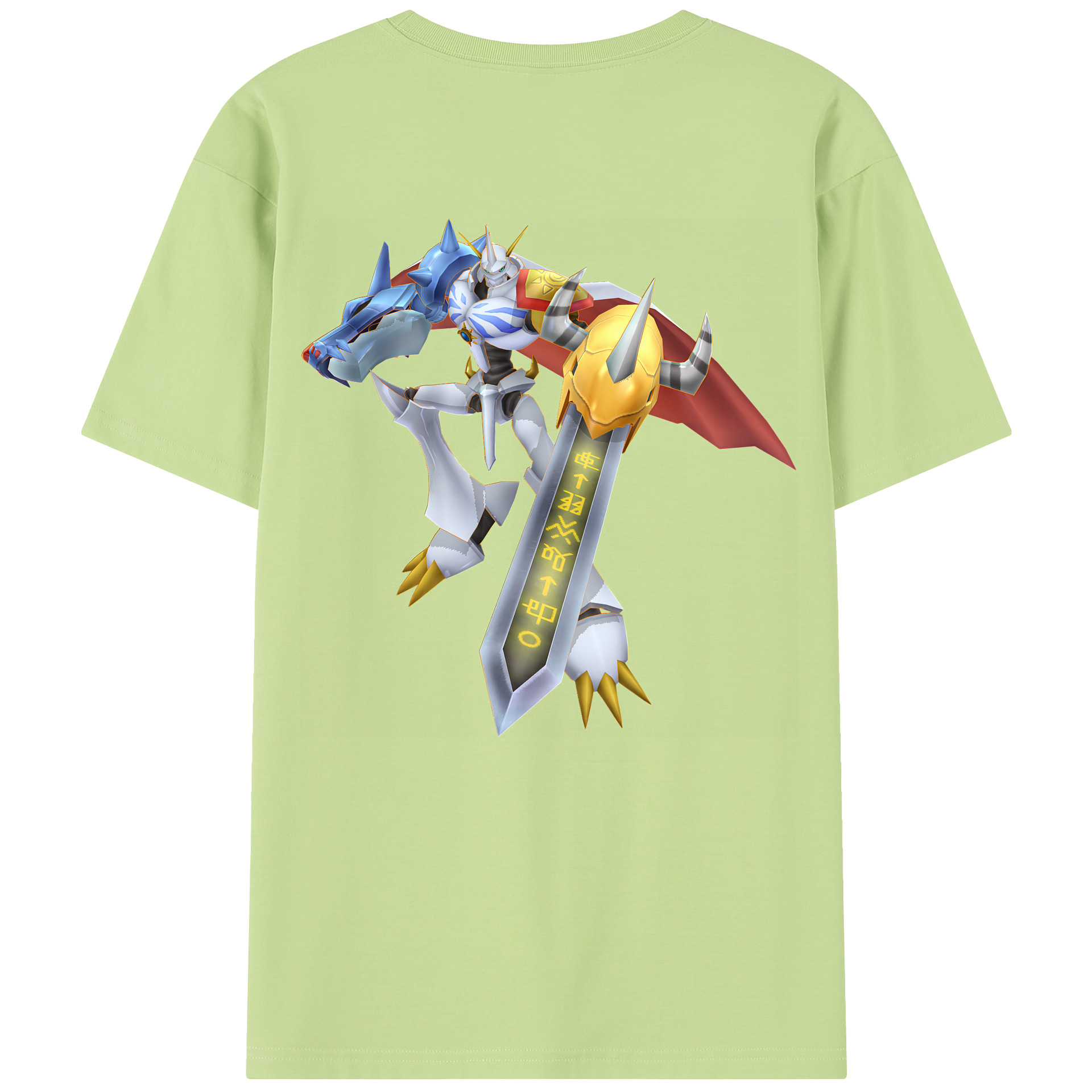 （画像用） Digimon デジタルモンスター/デジモン 綿100％半袖Tシャツ（背面プリント）